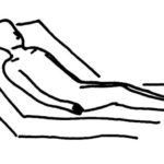 半座位（はんざい）・セミリクライニングとは　座位姿勢・座り方・体位の解説・イラスト図