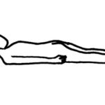 腹臥位（ふくがい） うつ伏せ姿勢とは　臥床・体位の解説・イラスト図