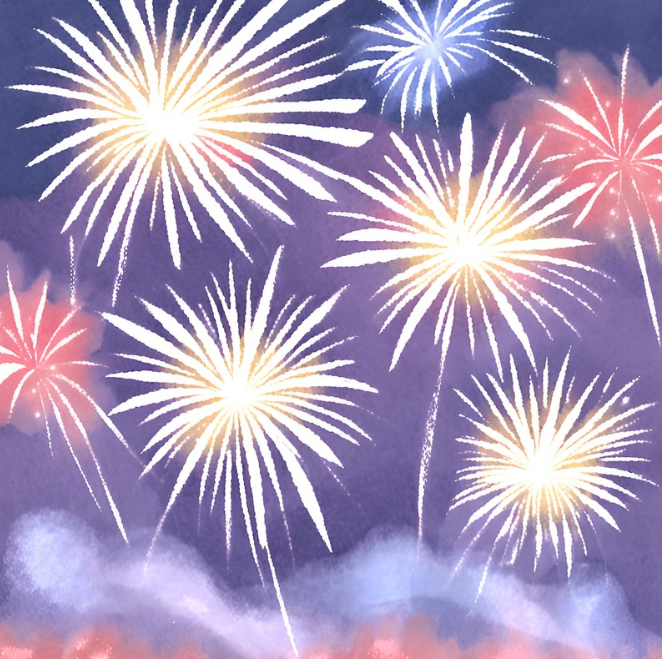 花火大会のイラスト