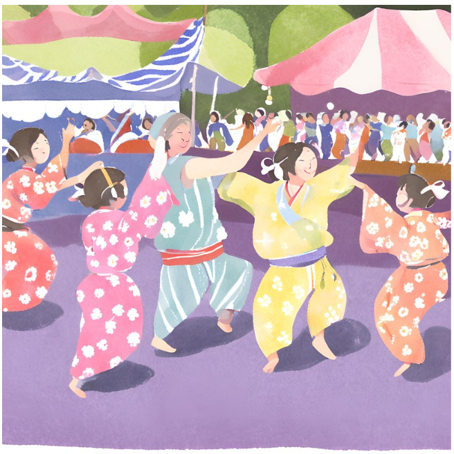夏祭りのイラスト