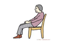 座位姿勢 座り方 ５種類の座位を専門用語とイラストで解説