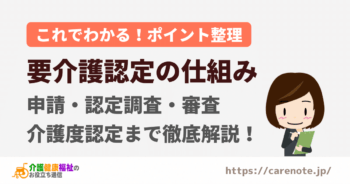 要介護認定の仕組み 申請 〜 認定調査・審査 〜 介護度認定