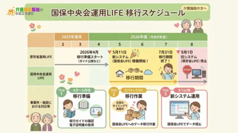 国保中央会運用「LIFE」2026年5月11日〜7月31日に移行作業しないと加算の継続算定できない