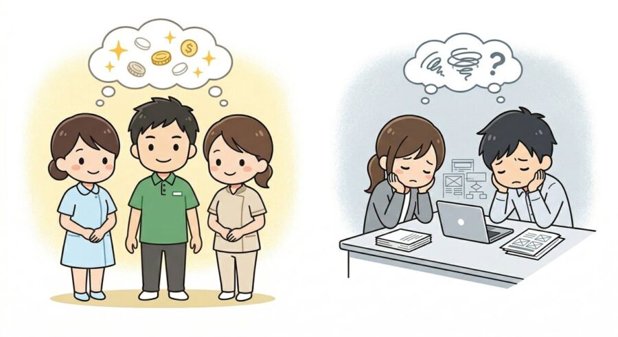 ケアマネジャーや看護職員を含む「介護従事者」全体に対象が拡大