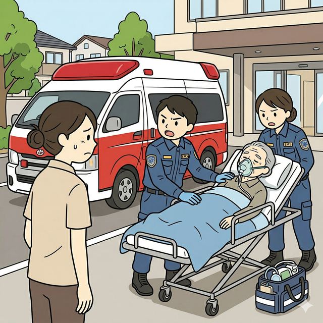 救急車への同乗するの？