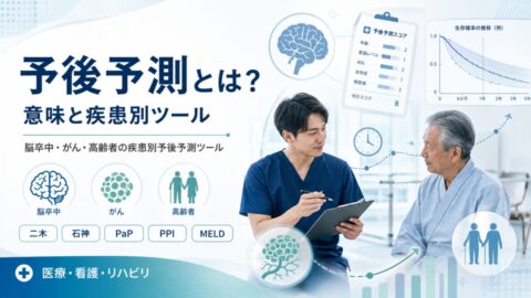 予後予測とは?意味と脳卒中・がん・高齢者の疾患別予後予測ツール【医療・看護・リハビリ】